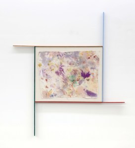 "Untitled (20A)," 2012, oil on cotton and pencil on canvas, oil on wood, 50" x 45"